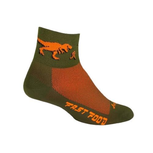SockGuy Unisex 3in Fast Food Cycling/Running/Active Socks