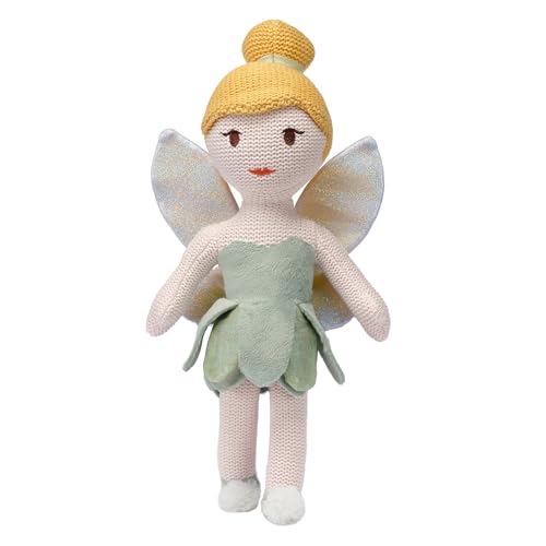 Bedtime Originals Disney Tinker Bell Luxury Knit Plush Fairy Stuffed Animal Toy