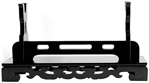 HAOKTSB Soporte de Espada Sartén de la Espada Katana Samurai Sword Solid Wood Pantalla de la...