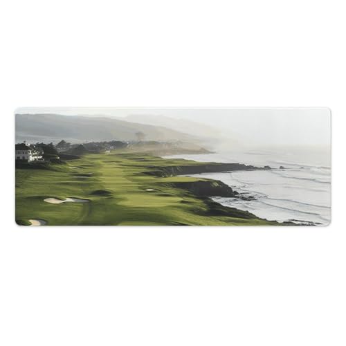 Tapis de souris grand format bord de mer pour un espace de travail inspirant à la maison