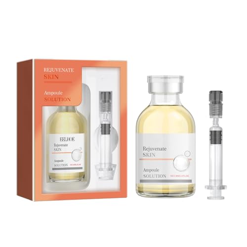 Ampoule De CollagèNe Profond 2 PièCes, SéRum Facial Liftant Aux Peptides De Soie Pour Femmes, Peau Hydratante Et Raffermissante (C)