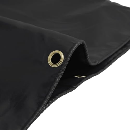 Bâche noire 5x8 m imperméable et indéchirable à œillets