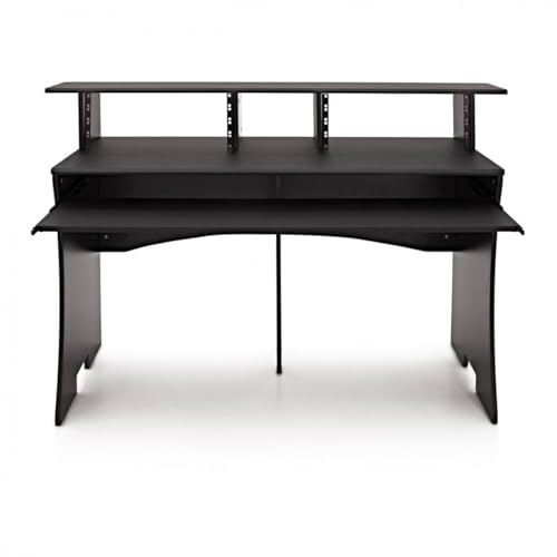 Bureau de Home Studio pour la Musique et L'enregistrement 3 Niveaux Noir
