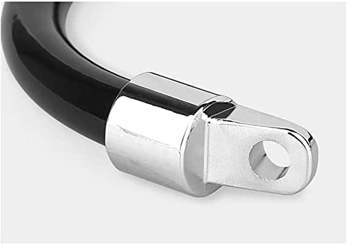 Candado portátil para Bicicleta con Mini Anilla antirrobo y Cable de Acero, Ideal para Bicicletas de montaña y Carretera (Color Azul)