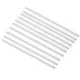 SUPVOX Pulsera Interior de Acero Inoxidable 304 de 5 Mm de Ancho, 10 Piezas sin Decorar para Bricolaje, Grabado y Estampado, Brazaletes Ajustables para Fabricación de Joyas y