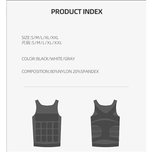 Selure Shaping Tank Top Men 2.0, Selure Wear Compression Vest, Shaping Sleeveless Shirts for Men Build a Toned Body3