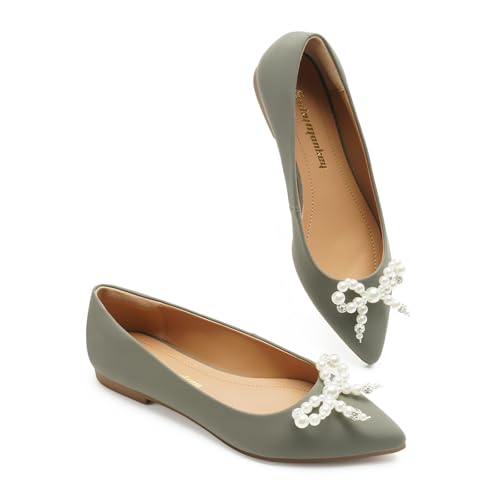 Image of FUNKYMONKEY Women's Classic Ballet Flats Casual Comfort Slip On Flats Shoes