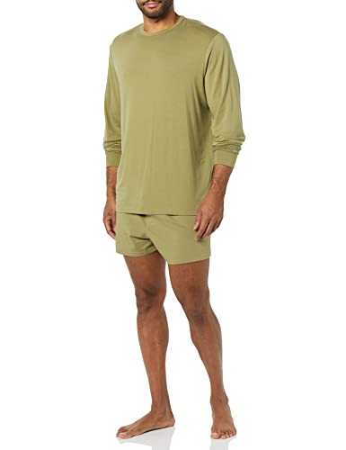 Amazon Aware Men's Relaxed-Fit Cotton Modal Boxer Short, Pack Of 3, Sage Green, Medium #TOP3