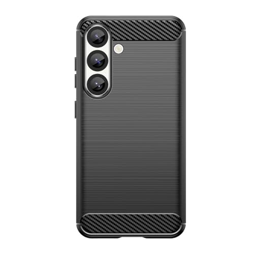 SHSJYA ������J�[�{���t�@�C�o�[�\�t�gTPU�t�H���P�[�X�A�ϏՌ�����~�ߕی�J�o�[ Samsung Galaxy S25 / S25 Plus / S25 Ultra�p(�u���b�N�AGalaxy S25�p)