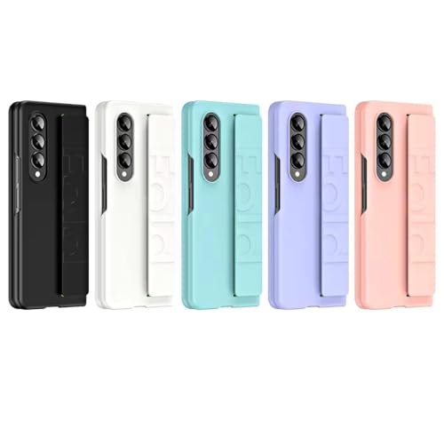 Image of Connexa Hard Polycarbonate TPU Case with Wrist Strap Compatible with Samsung Galaxy Z Fold 6, Dual Layer Protection, Enhanced Grip Black