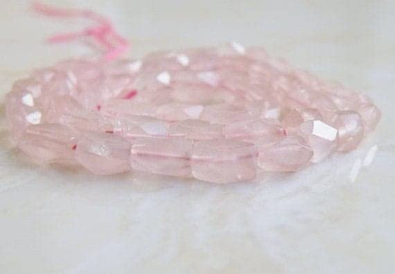 Rose Quartz Gemstone perles naturelles calibrées pour éviter les défauts