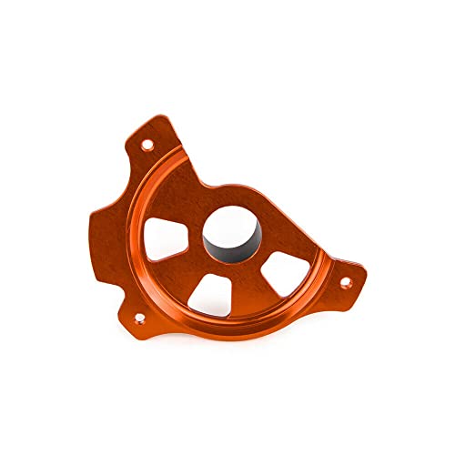 Nicecnc Orange Front Brake Caliper Disc Cover Guard Compatible With Ktm 125-530 Sx/Sxf/Xc/Xcf 2003-14 125-530 Exc/Exc-F 2003-15 Husaberg Te 125/250/300 2011-14 Fe/Fs/Fx 250/350/390/450/501/570 2009-14 #TOP5