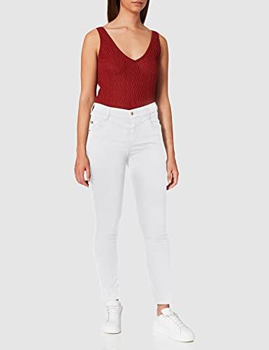 thumbnail: Atelier GARDEUR Zuri Wondershape Slim Fit Jeans Voor Dames - Middengrijs 295 - 36W / 34L