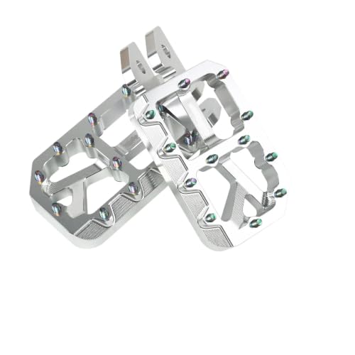 Pédales moto Surron Light Bee X accessoire repose-pieds Segway X160 X260 argent
