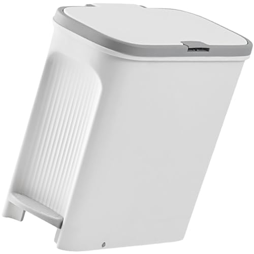 Papelera de cocina con pedal PRETYZOOM contenedor de basura para baño estrecho casa