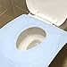 Elongated Toilet Seat Cover 10 Pcs Toilet Covers Disposable Potty Papers Self- Flushing Paper Safety Cover Keep Toilets Clean for Commercial Home Travel Use Portable Toilet