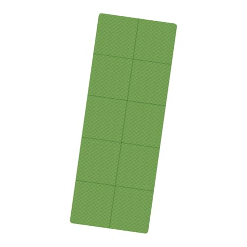 Menolana Folding Exercise Mat Foldable Yoga Mat Women Adults Travel Yoga Pad Non Slip for Workout Training Pilates Stretching Outdoor, Green