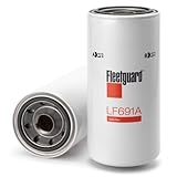 Fleetguard LF691A Engine Oil Filter 12.1 In. Height, 5.38 In. (Largest Od), Full Flow Spin On