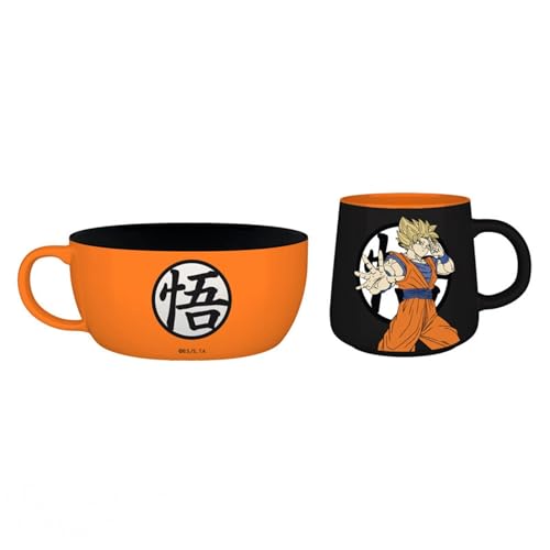 DRAGON BALL - Breakfast Set Mug + Bowl - Goku