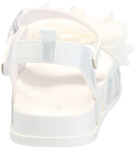 Laura Ashley Girls Sandals - Platform Footbed Sandal with Flower3