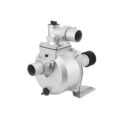 Atsoya 2 keilriemen wasserpumpe 50mm Keilriemen Wasserpumpe 30 Kubikmeter pro Stunde, 28 Meter Förderhöhe frischwasserpumpe Mit Mahlwerk und Rückschlagventil, für die Reinigung von Schmutzwasser