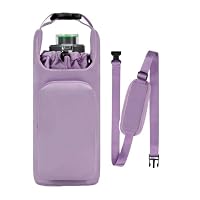 Lot de 3 porte-bouteilles d'eau avec bandoulière réglable pour le sport, la gym, la randonnée Lot de 3 porte-bouteilles d'eau avec bandoulière réglable pour le sport, la gym, la randonnée