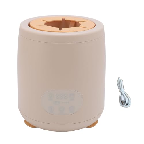 Pwshymi Baby Milk Bottle Shaker, 3 Mixing Modes 4 Speed Settings 5 Timer Options, with Night Light, for Bottles 50 to 75mm Diameter
