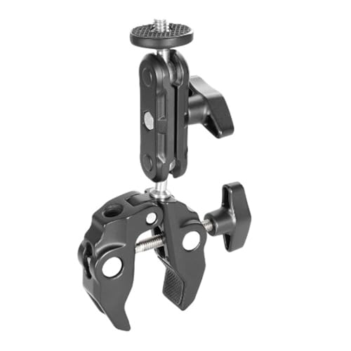 �A���~�j�E�������w�b�h�J�����N�����v DSLR LED �}�E���g & �X�^�r���C�U�[�p 1.5kg �׏d�܂ŃN�C�b�N�C���X�g�[���J�����u���P�b�g