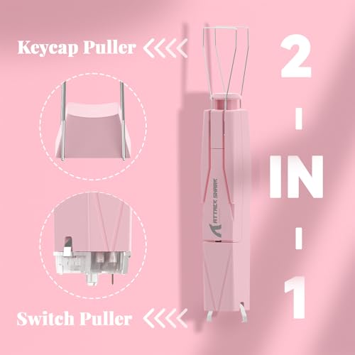 Extracteur de touches 2 en 1 ATTACK SHARK KS01 rose - 2
