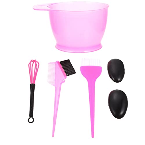 Healifty Kit de coloração de cabelo, 5 peças - tigela de tintura de cabelo, escova de tintura de cab