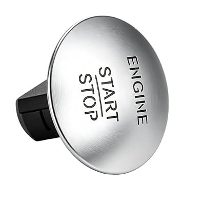 Keyless Push Start Button Go Start Stop Ignition Button Engine Ignition Switch 2215450714 Replacement for Mercedes-Benz CL550 GLK350 E350 S550 B180 C180 C200 E200 Infiniti QX30 Q30