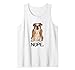 Bulldog Nope cadeau pour papa bouledogue français bébé bulldog Débardeur