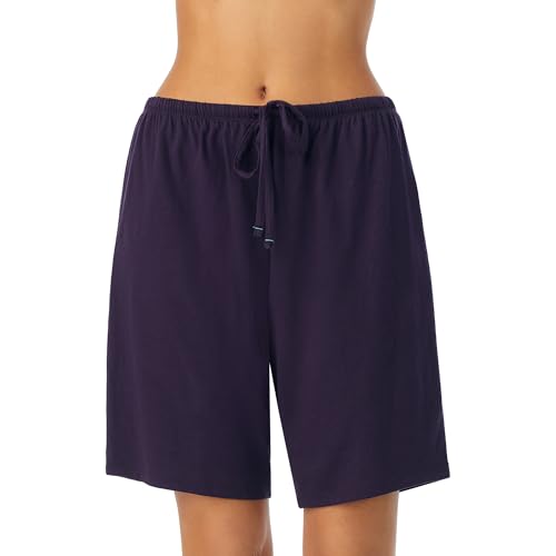 Image of Nautica Womens Sleep Bermuda Shorts - Lightweight, Breathable Pajama Bottoms - Cotton Knit Jersey Sleepwear and Loungewear