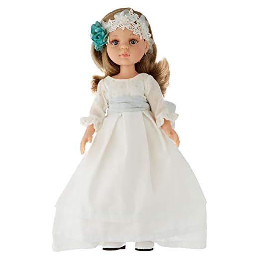 Paola Reina- MUÑECA Carla COMUNIÓN 32 CM, (4823)