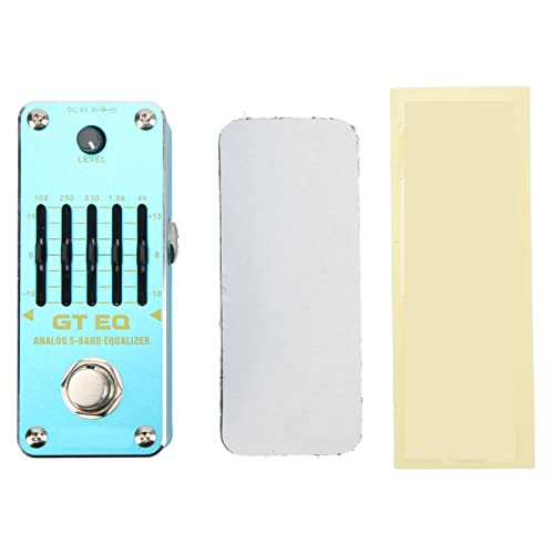 Elektrikgitarren -EQ Equalizer Elektrikgitarren -Equalizer, Effect Equalizer Metal Effect Pedal GT Analog 5 Bandgitarre Pickup Blau