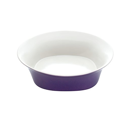 Rachael Ray Dinnerware Round And Square 10-Inch Stoneware Round Serving Bowl, Purple #TOP30