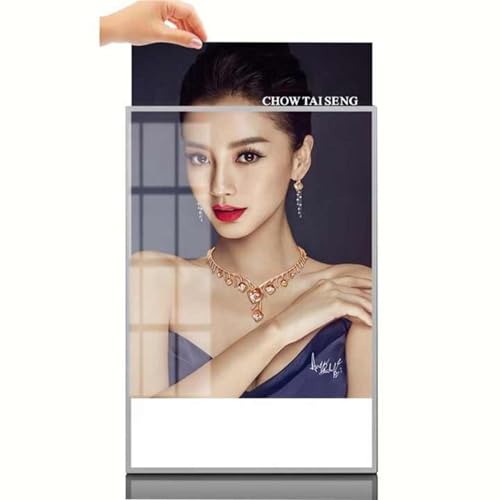 Image of QAILUX A3 Slim Glowing Poster Frame with Led Light Advertising Super Thin Frame Board Display Inner Film Exchangable for Restaurant Cafe Beer Bar Shop