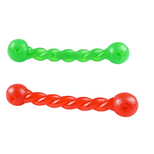 argtnayk 2 pièces Jouet Chien Indestructible TPR, Jouet Chien résistant à la Morsure Flottant, os a Macher pour Chien Nettoyage Dentaire, adapté aux Chiens...