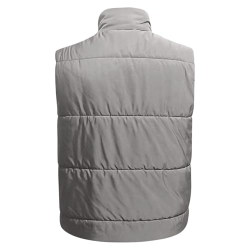 Evita el frío en el torso con este chaleco de mujer acolchado con cuello alto protector 4