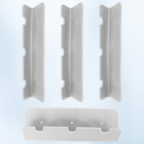 KH866 Dinghy Seat Hooks Inflatable Boat Seat Mounting Bracket – Boat Seat Hook Clips fit for Rubber Rib Raft Yacht Inflatable Boat Parts Accessories, Portable Anti-Aging Replacement, Gray 4 Pack