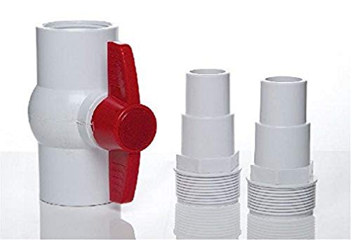 Gre Ar512 - Válvula Apertura/Cierre Con 2 Adaptadores Para Mangueras De Ø38 Y Ø32 Mm