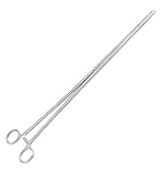 16' Long Straight Hemostat Forceps - Stainless Steel Locking Tweezer Clamps - Ideal Hemostats for Nurses, Fishing Forceps, Crafts and Hobby by G.S Online Store