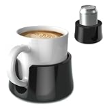 こぼさないドリンクホルダー 船 車 キャンピングカー キャラバン テーブル等で - TableCoaster (テーブルコースター) (黒)