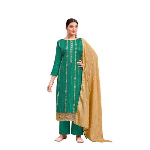 Robe indienne brodée en tissu doux fini les tenues de fête rigides