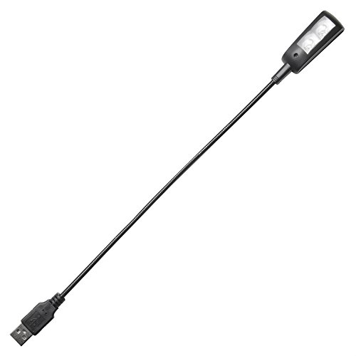 ah Stands SLED1USBPRO Adam Hall Stands SLED 1 USB PRO mobiele zwanenhals lamp met 2 LED/leeslamp - Image 5