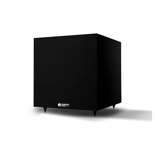 Cambridge Audio SX-120 Altoparlante subwoofer per sistema audio Home Cinema e sistema Hifi - Bassi profondi e ricchi con risposta in frequenza omogenea - 230V UK/EU (nero opaco)