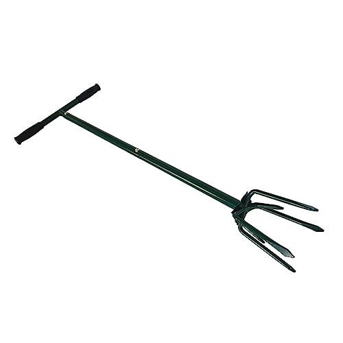 Oypla Multi Prong Long Handle Hand Tiller Cultivator Garden Weeder 1 Oypla Multi Prong Long Handle Hand Tiller Cultivator Garden Weeder