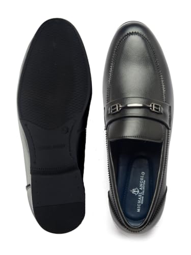 Image of Michael Angelo Mens Ma-2205 BlackMoccasin