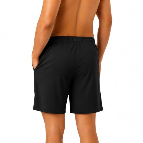 Image of NINQ Workout Half Pant for Man | Gym Shorts for Men with Drawstring Waist & 1 Zipper Pockets | Stylish Lightweight Shorts Pant for Men Sports