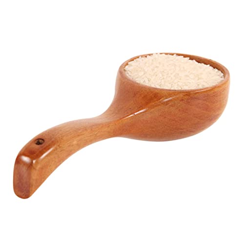 Unomor Multifunctional Wooden Spoon Rice Tea Sugar Scoop Kitchen Essential Random